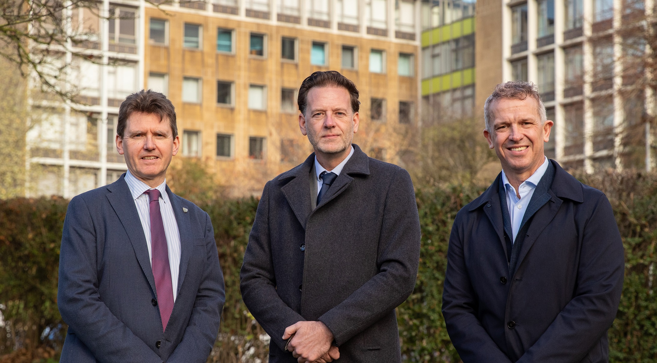 Left to right: Professor Mike Shipman, Deputy Vice-Chancellor and Provost, Durham University; Cllr Andrew Husband, Leader of Durham County Council; and Phil Mayall, managing director at Muse.