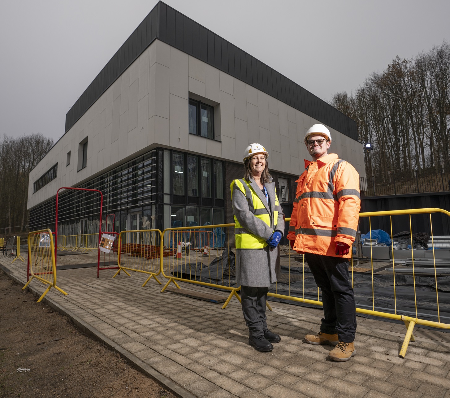 Cllr Karen Allison, Cabinet member for leisure, tourism, regeneration and high street, and Cllr Joe Quinn, Cabinet member for planning, investments and assets, at The Light.