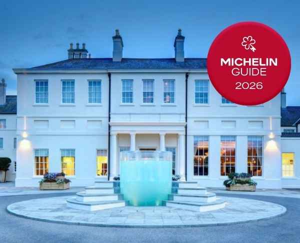 Seaham Hall Hotel with the Michellin logo